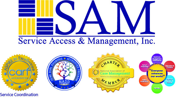 SAM Logo with Accreditations
