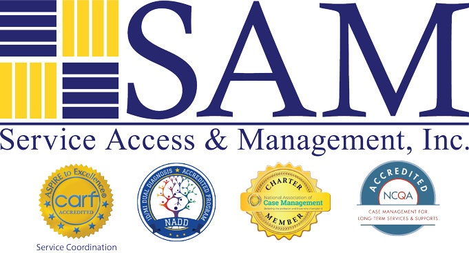 SAM Logo with Accreditations
